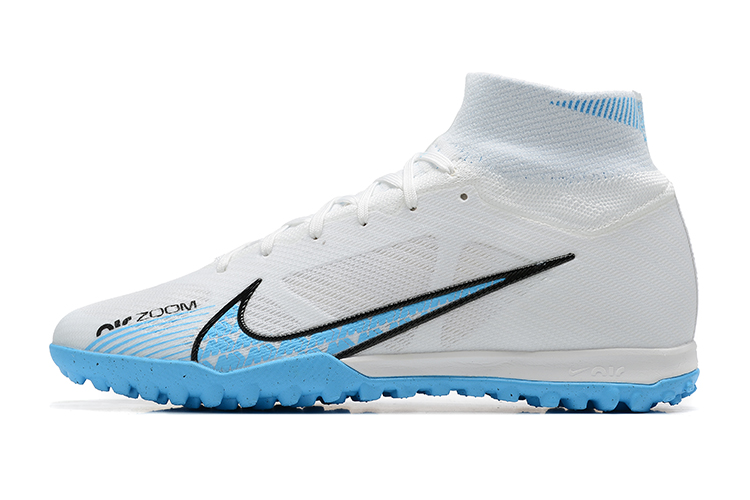 Assassin XV high-top fully knitted waterproof MD air cushion grass spike football shoes