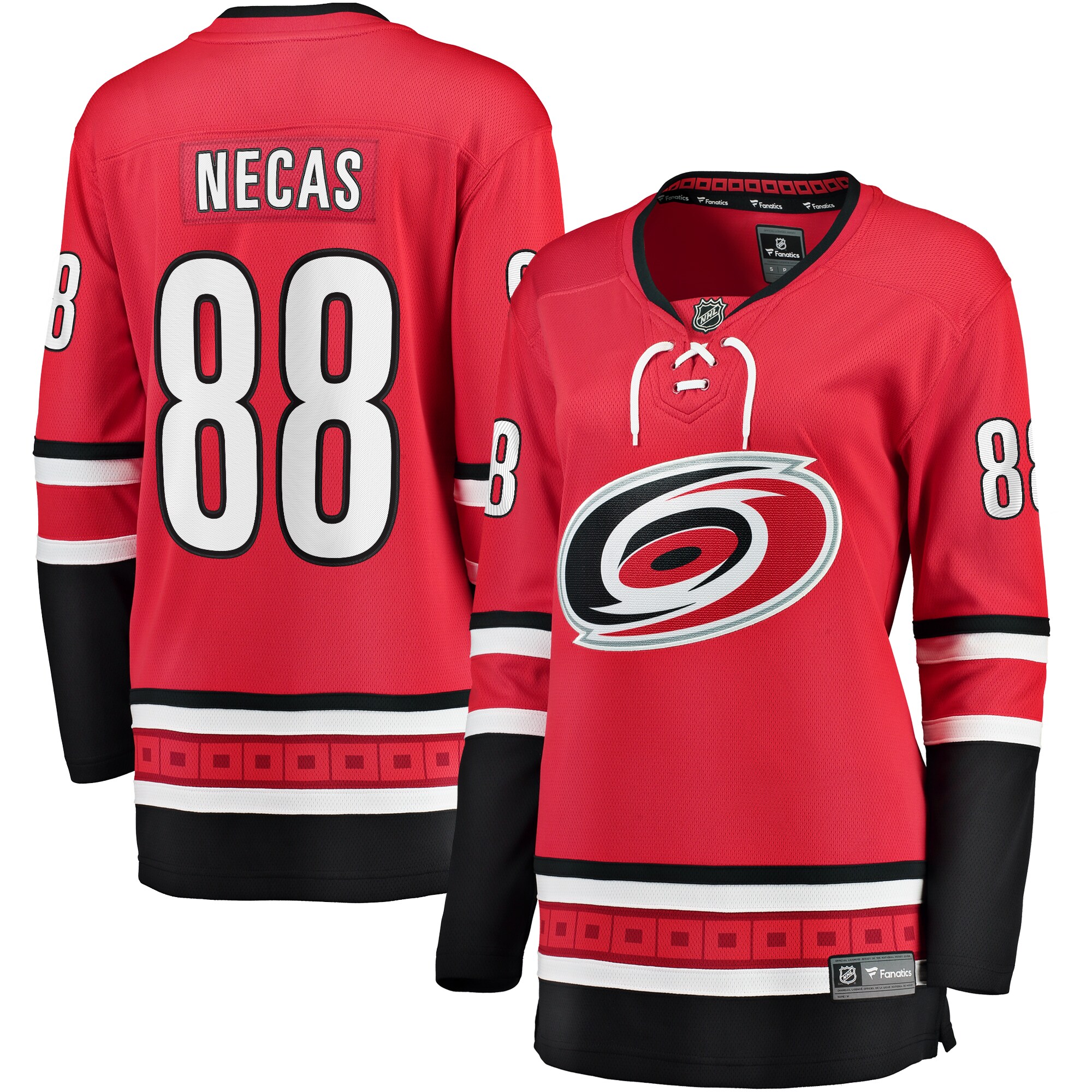 Martin Necas Carolina Hurricanes Fanatics Women’s Alternate Breakaway   Jersey – Red
