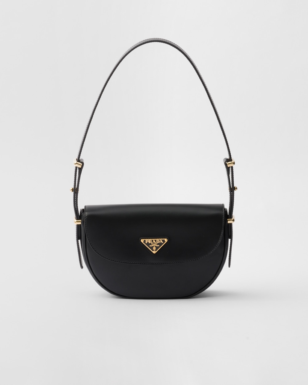 Arqu?? Leather Shoulder Bag With Flap