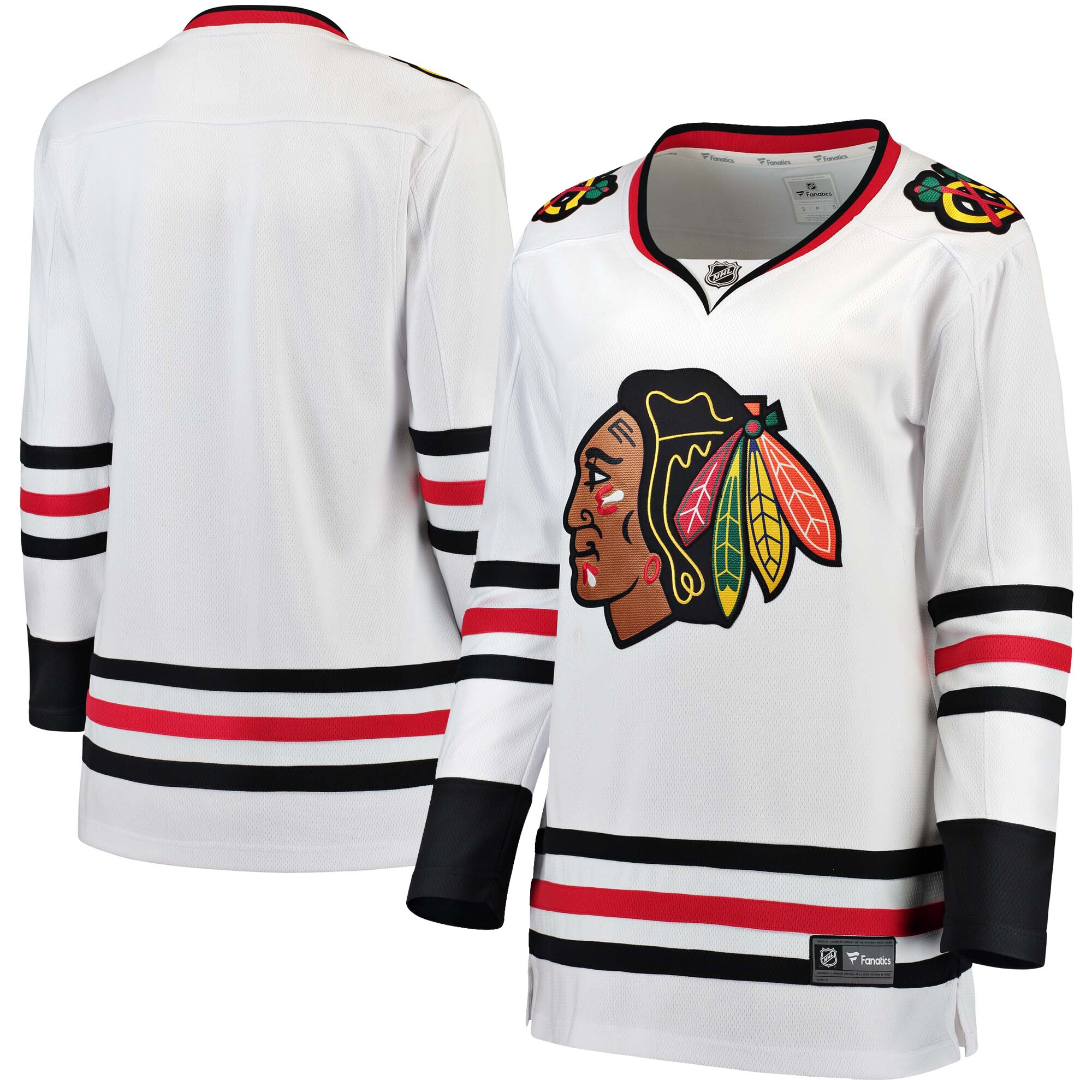 Chicago Blackhawks Fanatics Women’s Away Breakaway Jersey – White