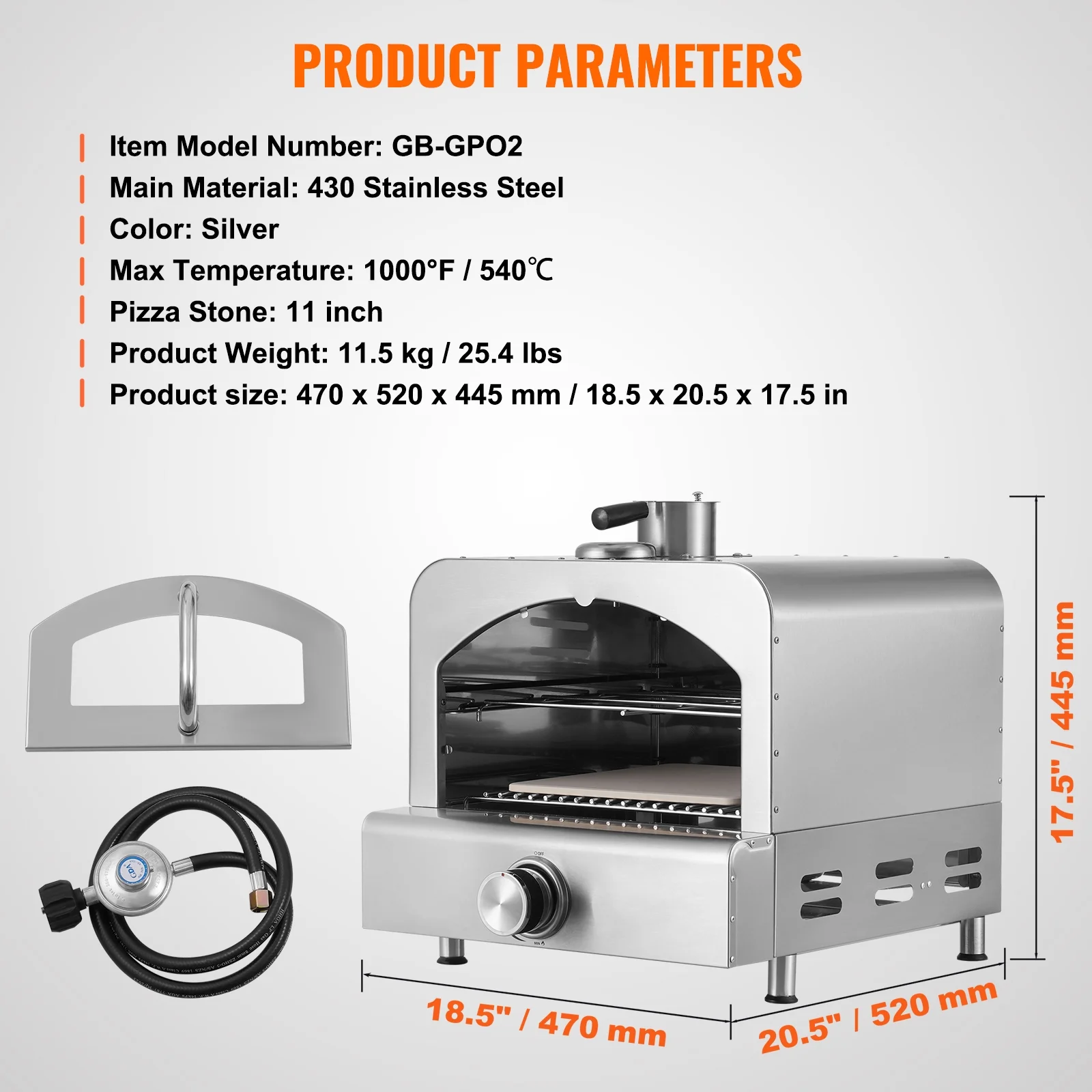 KFFKFF Exterior Pizza Cooker, 13