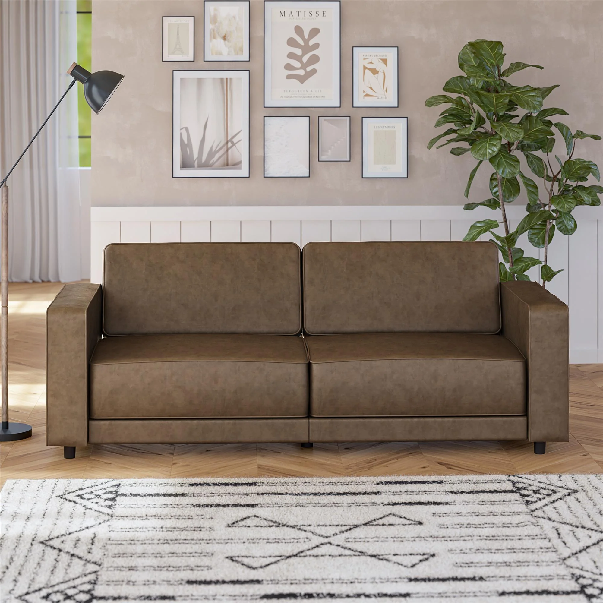 RealRooms Allie Faux Leather 82