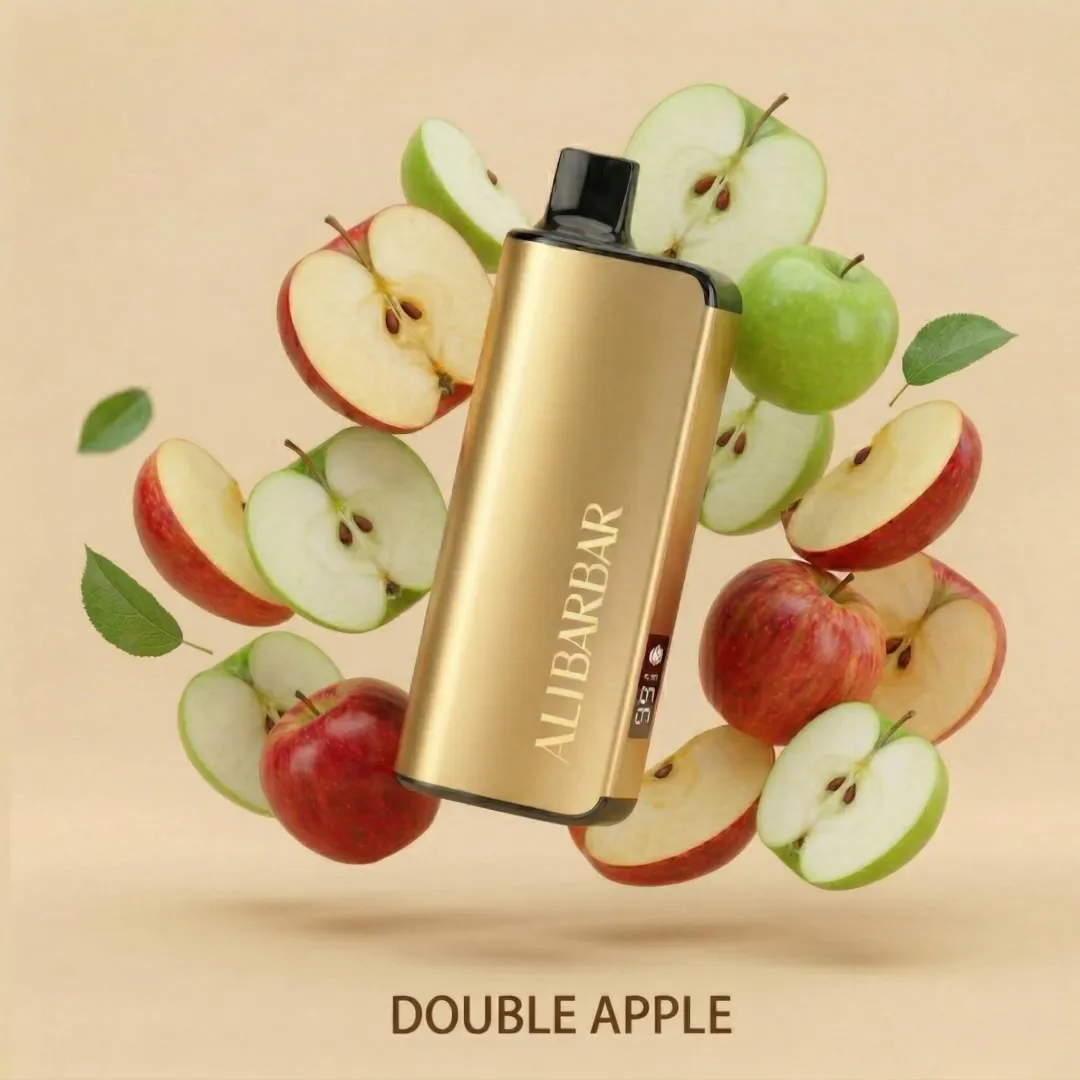 DOUBLE APPLE - ALIBARBAR INGOT 9000 Puffs