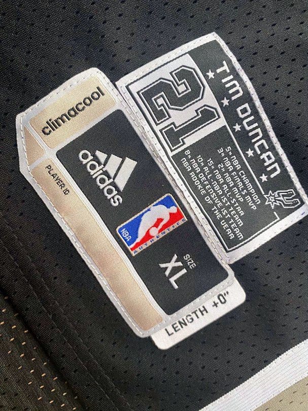 Tim Duncan Commemorative Throwback San Antonio Spurs Jersey