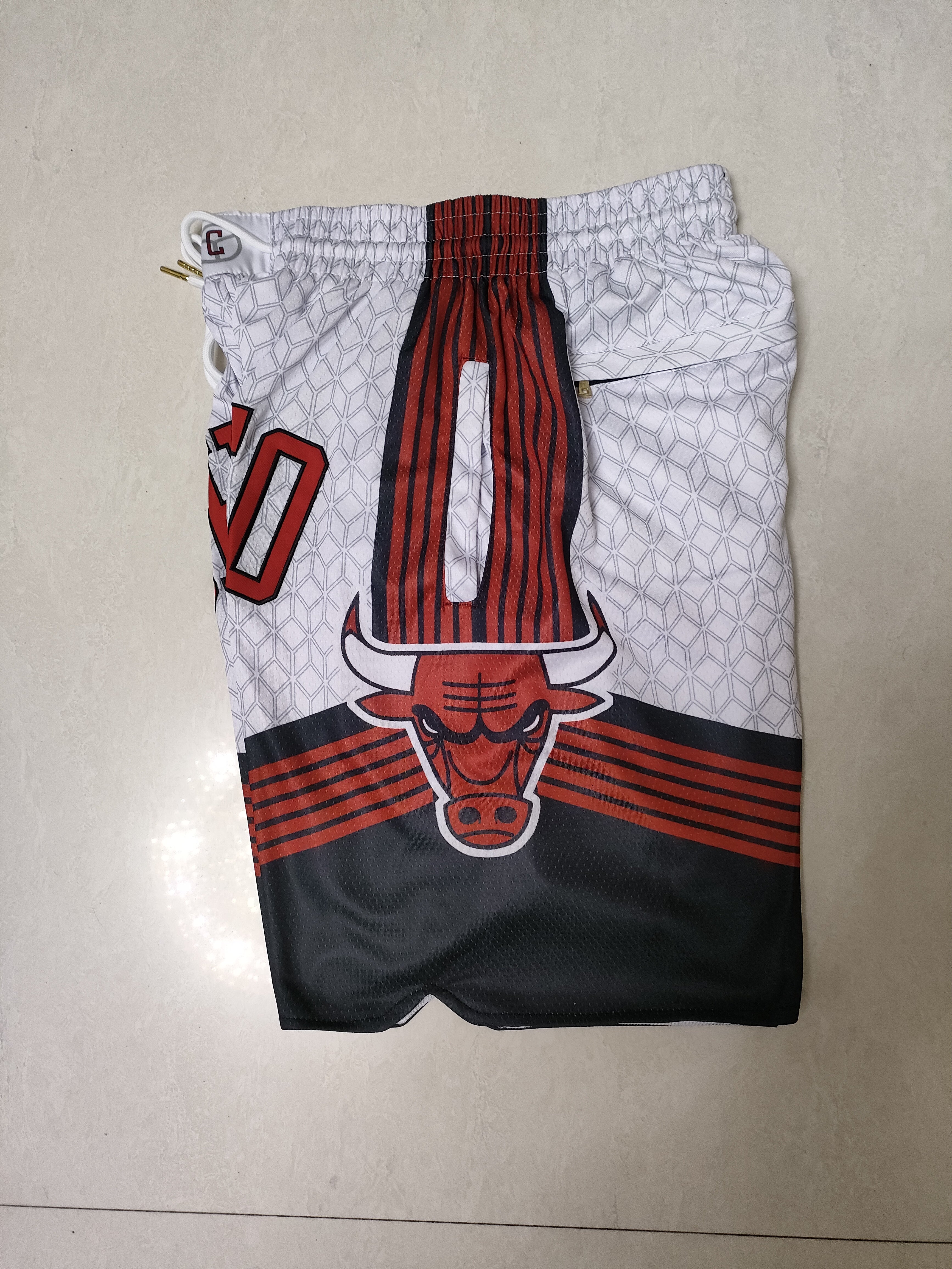 Chicago Bulls White City Edition Pocket Pants