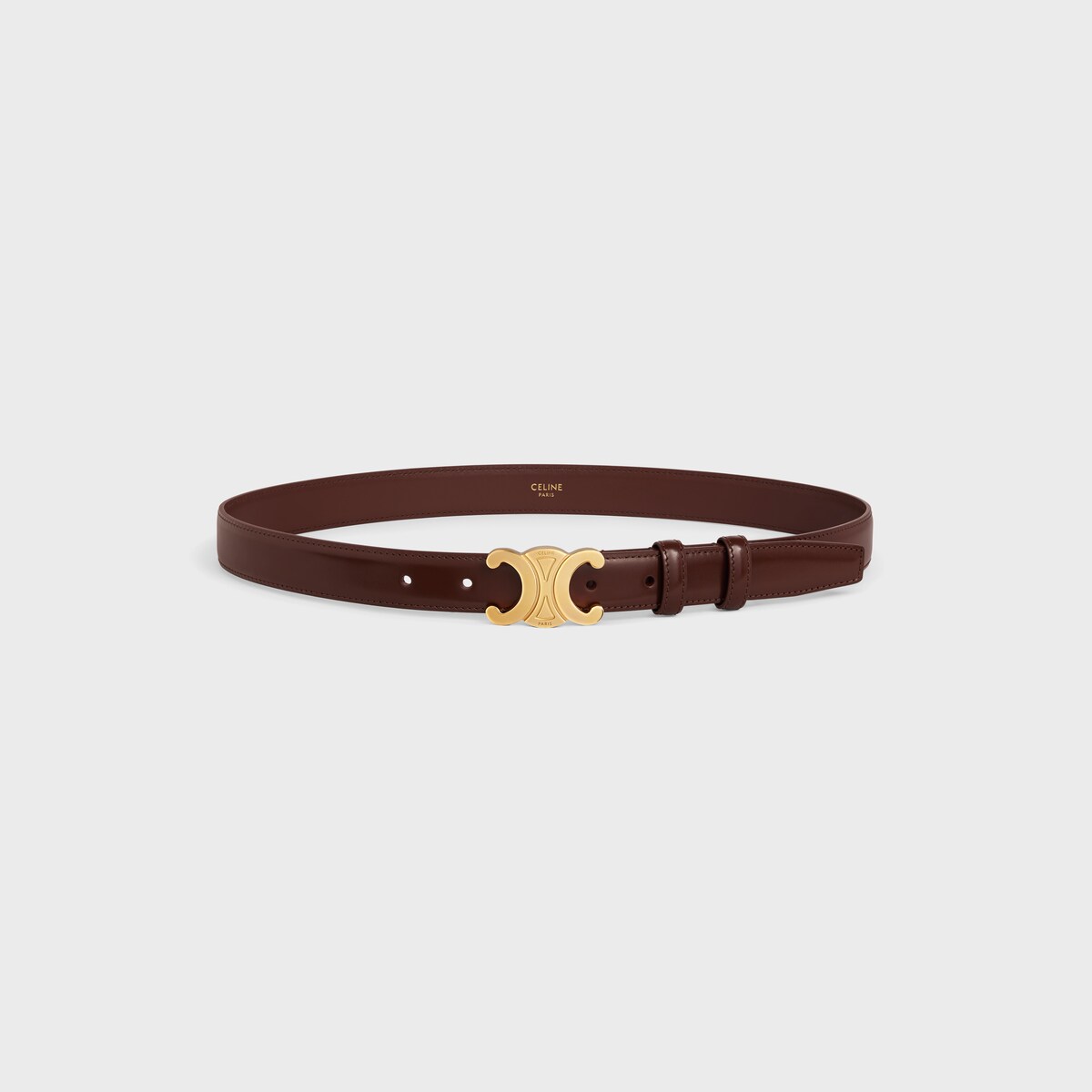 Medium Triomphe Belt in Taurillon Leather