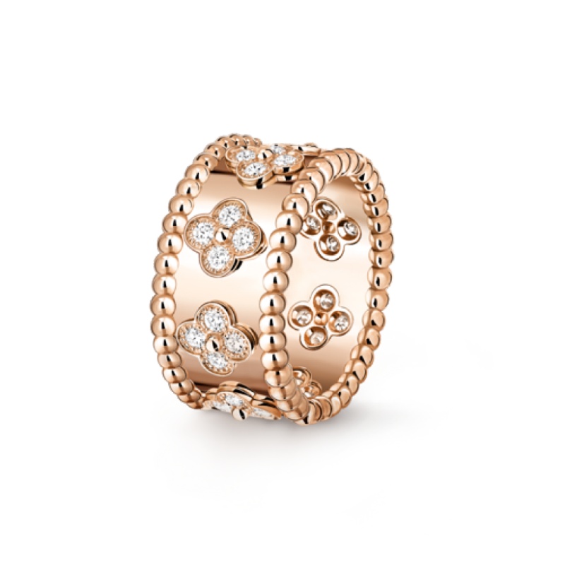 Perlee clovers ring, small model