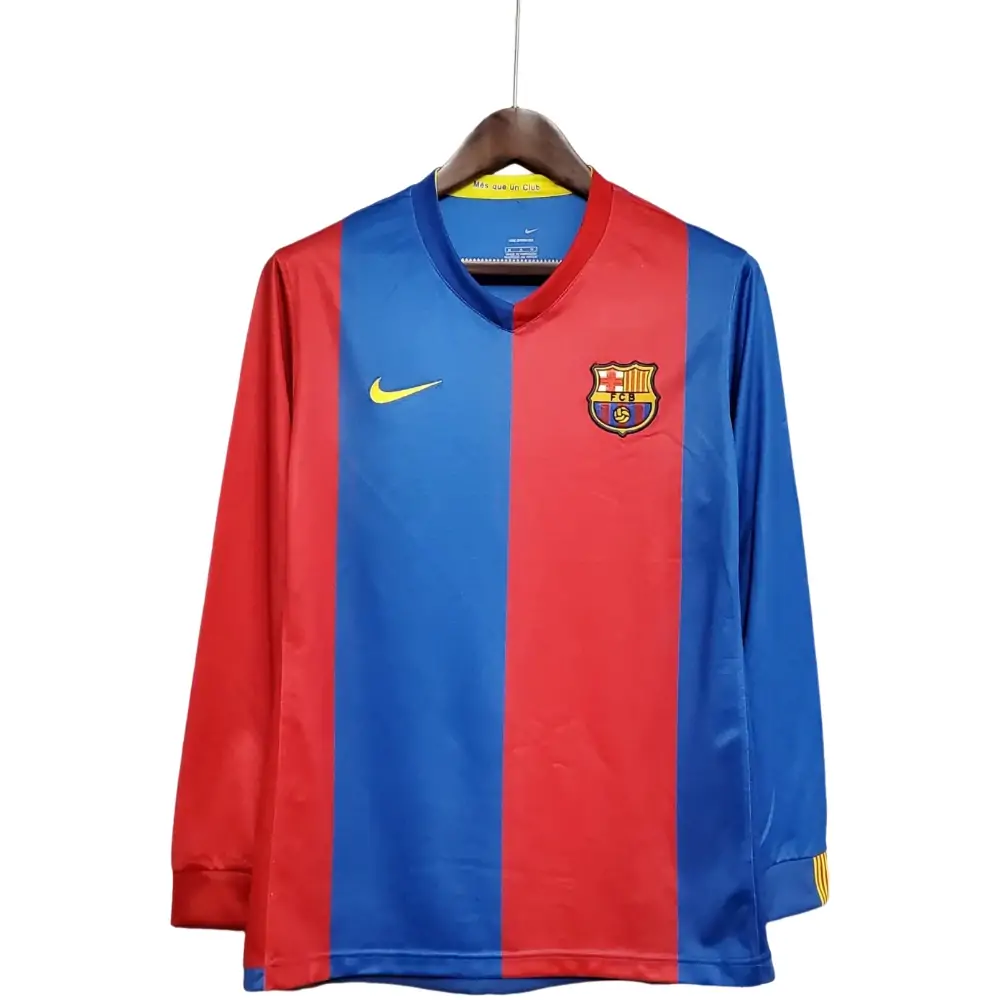 2006/07 Barcelona Home Long Sleeve Retro Jersey