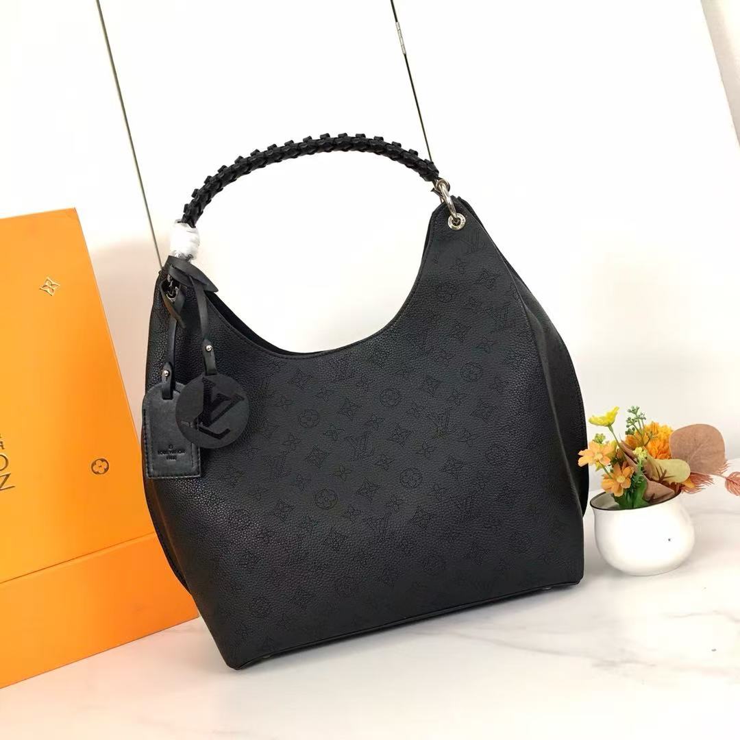 LV Perforated Woven Wristlet with Double Tags Women Shoulder Bag