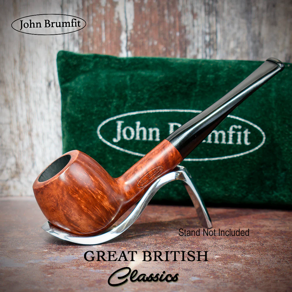 John Brumfit Great British Classics Briar Smoking Pipe - Apple
