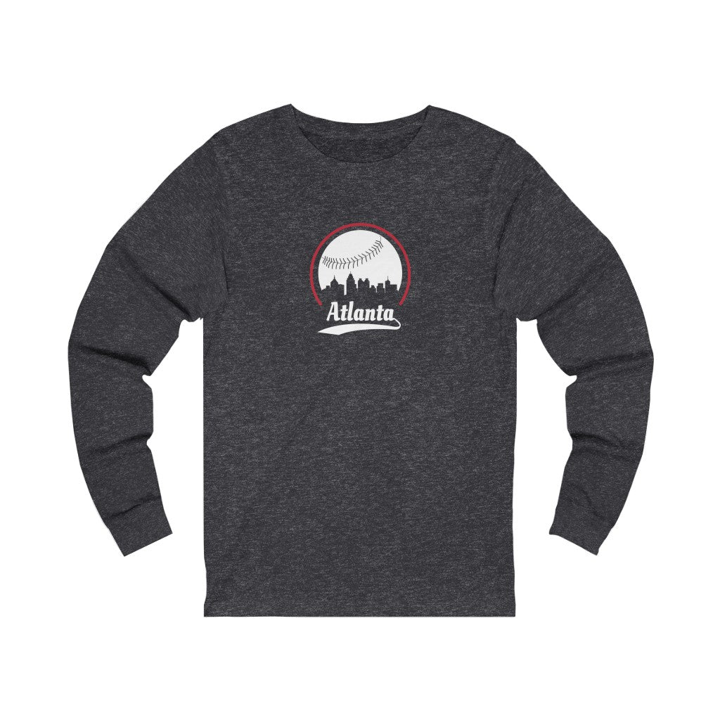 Atlanta Braves Long Sleeve Tee Shirt Unisex Cotton