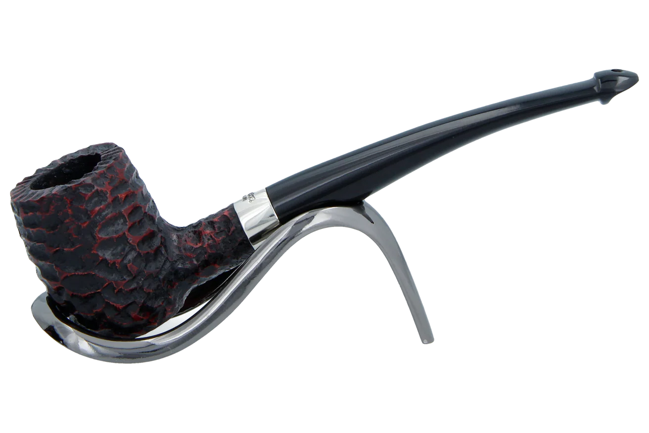 Peterson of Dublin Speciality Barrel Rustic Briar Smoke Pipe