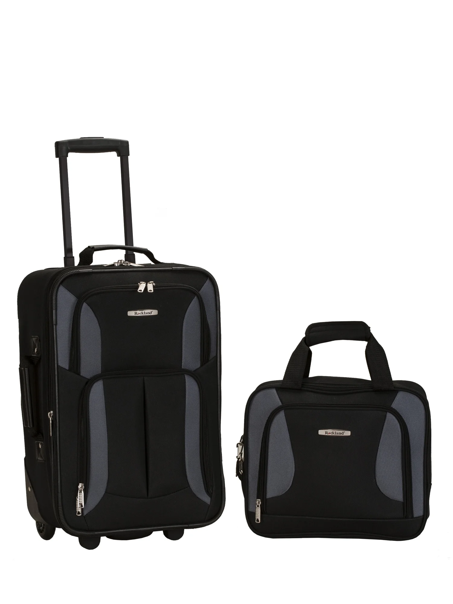 Rockland Luggage Journey 4 Piece Softside Expandable Luggage Set, F32