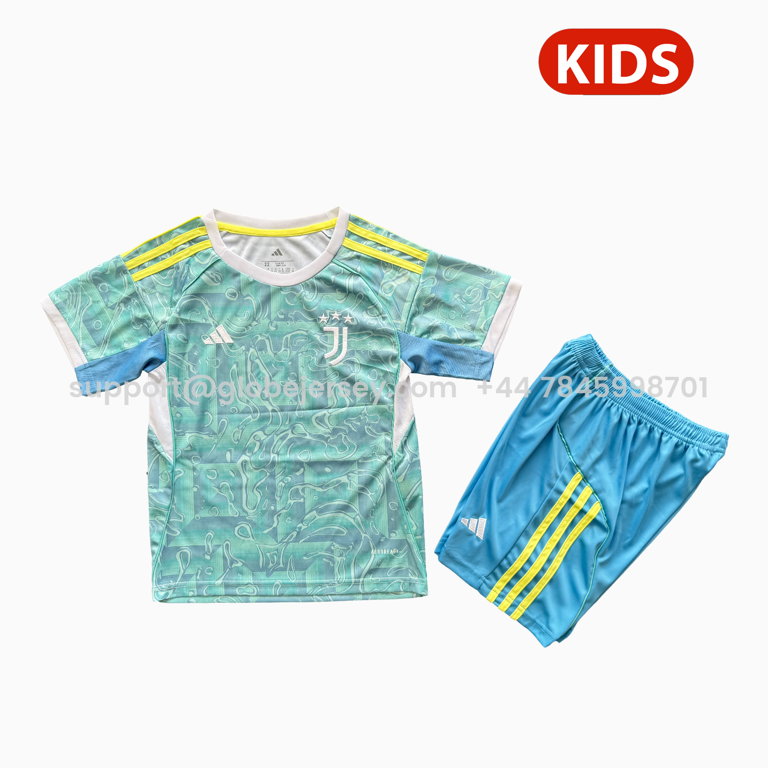 Juventus 25-26 Away Unsponsored Kids Kit