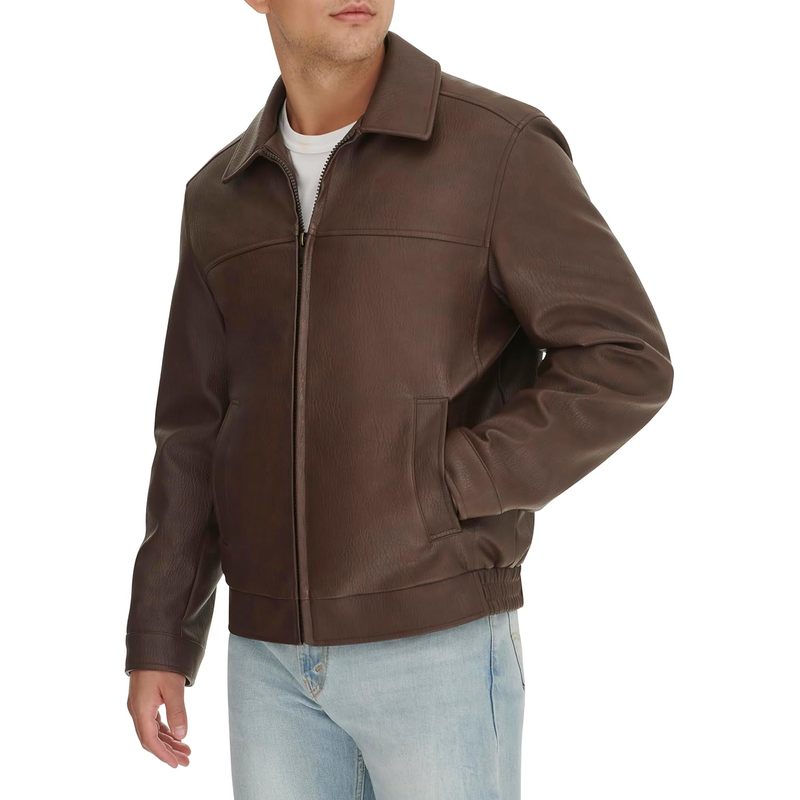 Men's James Faux Leather Jacket (Regular, Big & Tall Sizes)