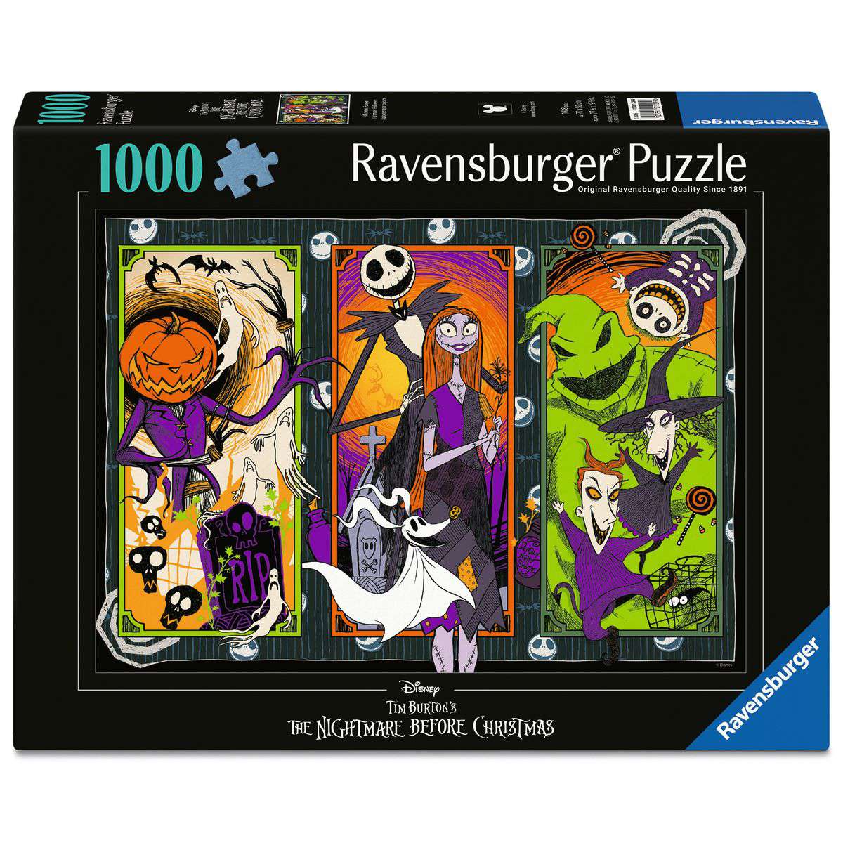 Tim Burton's The Nightmare Before Christmas - 1000 Piece Jigsaw Puzzle (Ravensburger)