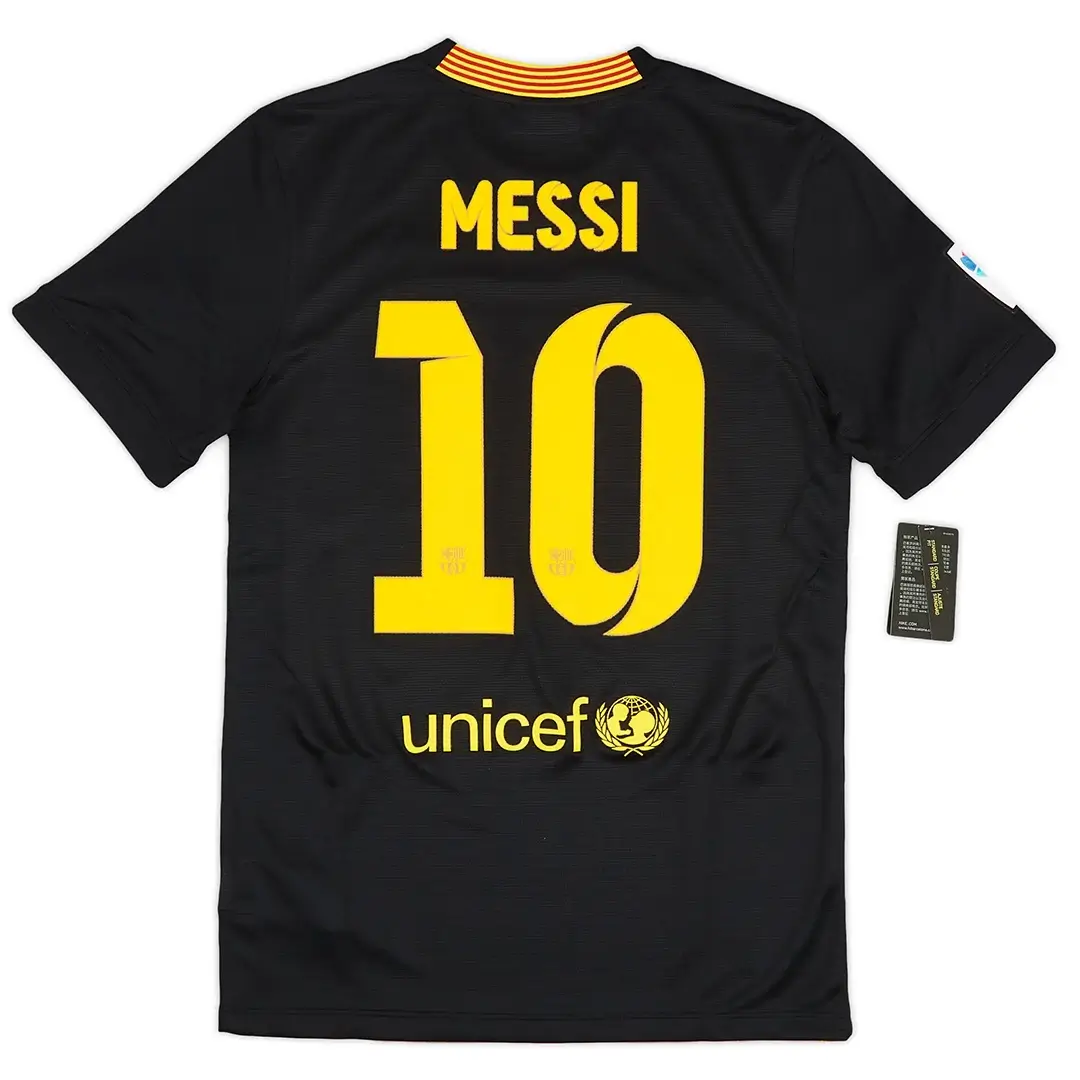 Messi #10 Barcelona 2013/14 Retro Third Away Soccer Jersey