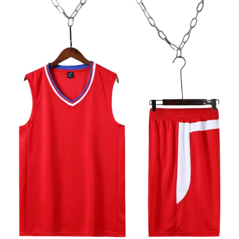 Clippers basketball uniform red suit（Customizable name and number）