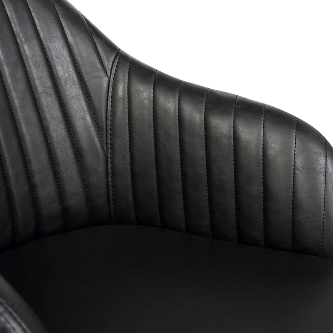 Porthos Home Madison Office Desk Chair, Tufted PU Leather Upholstery