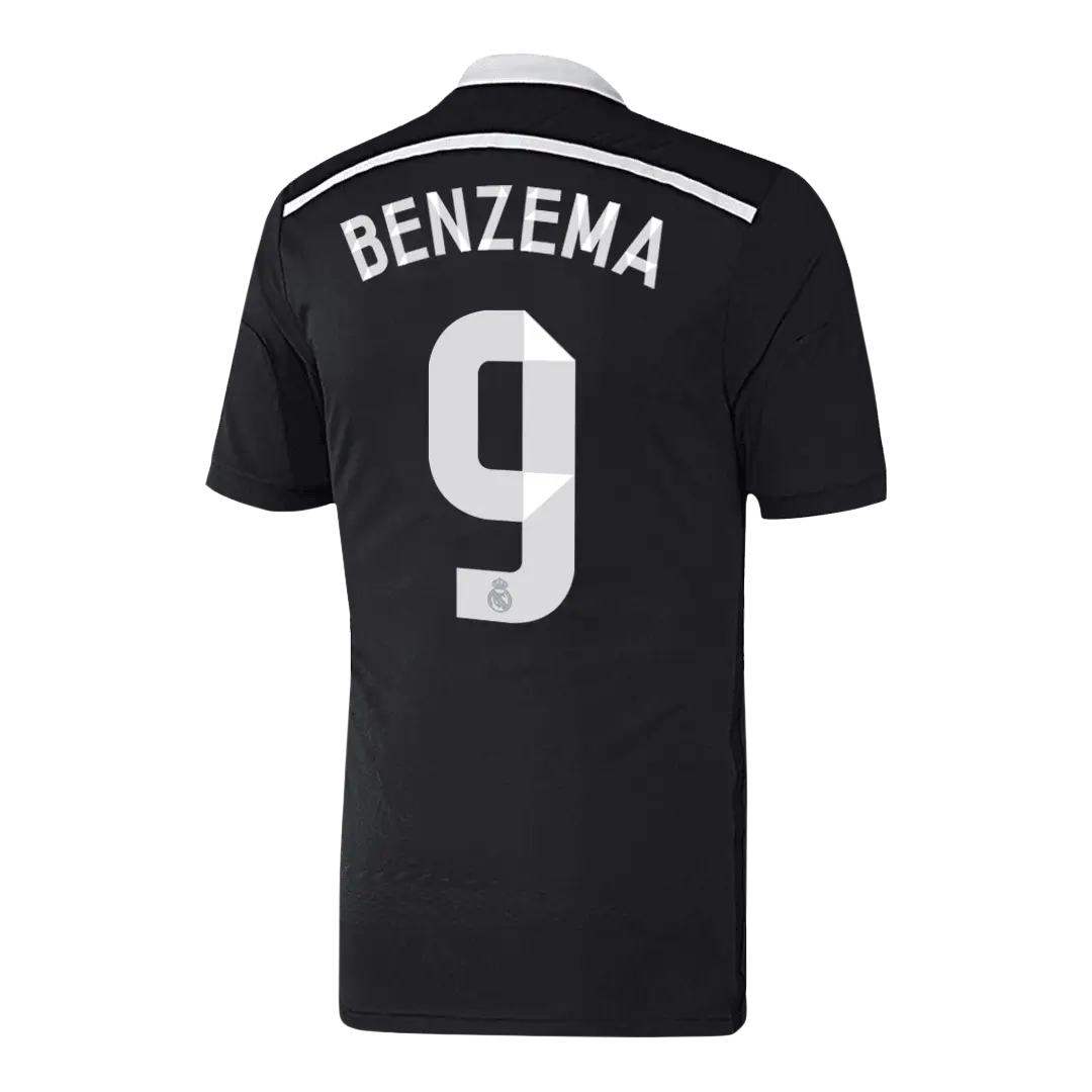 BENZEMA #9 Real Madrid 2014/15 Third Away Retro Jersey