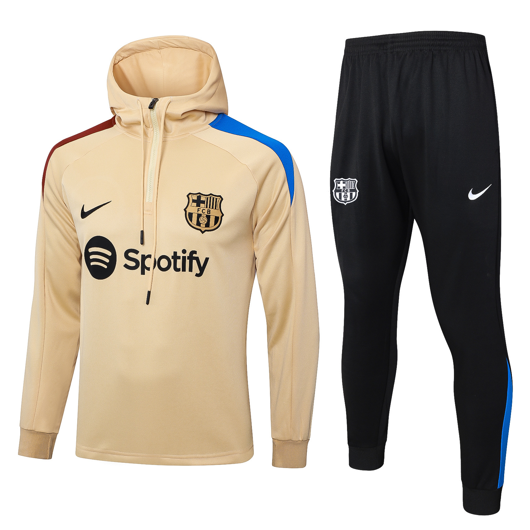 2024-25 Barcelona Winter Long-Sleeved Thick Training Kit - Adult Set
