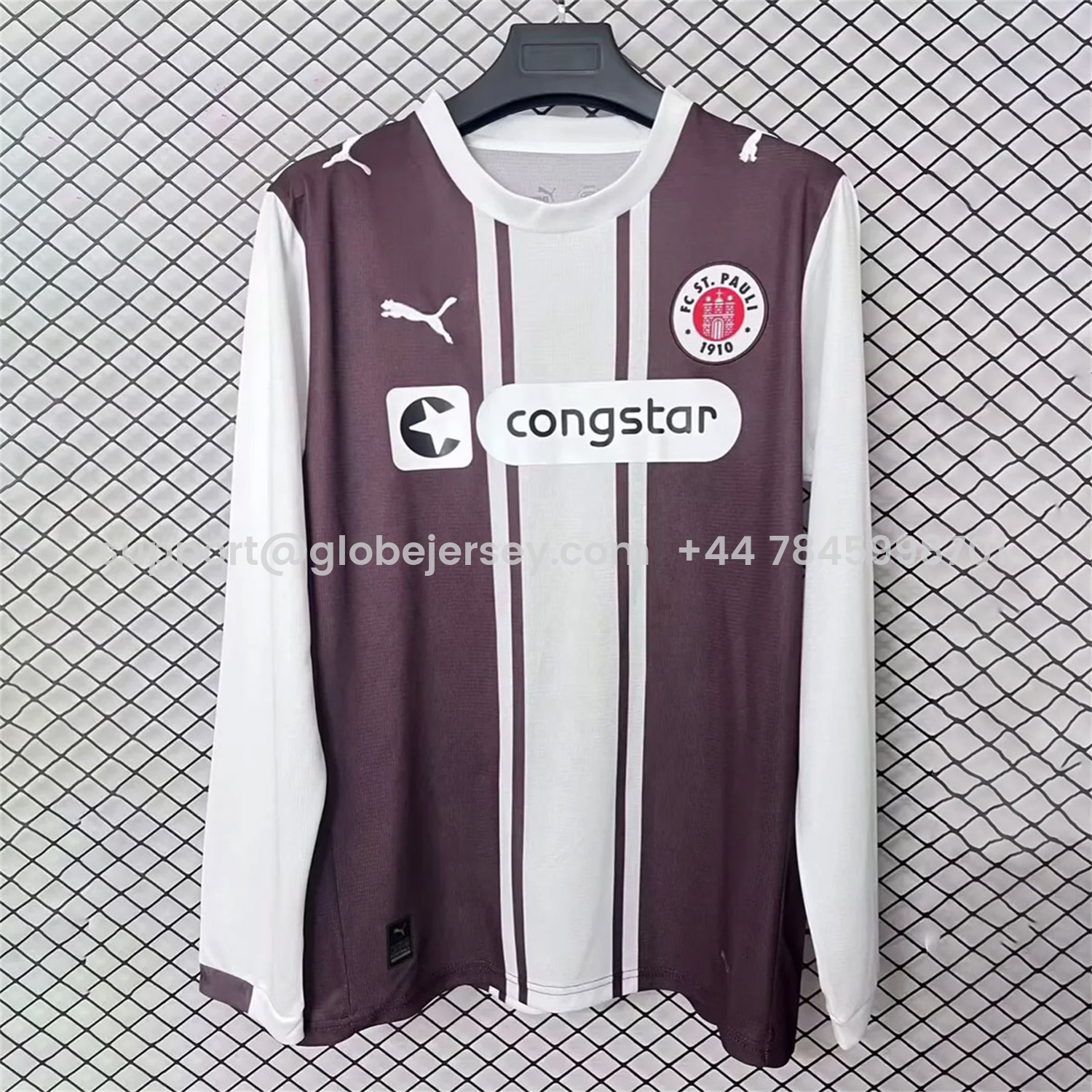 St. Pauli 25-26 Classic 1970s Design Special Long Sleeves Jersey - Fans Version