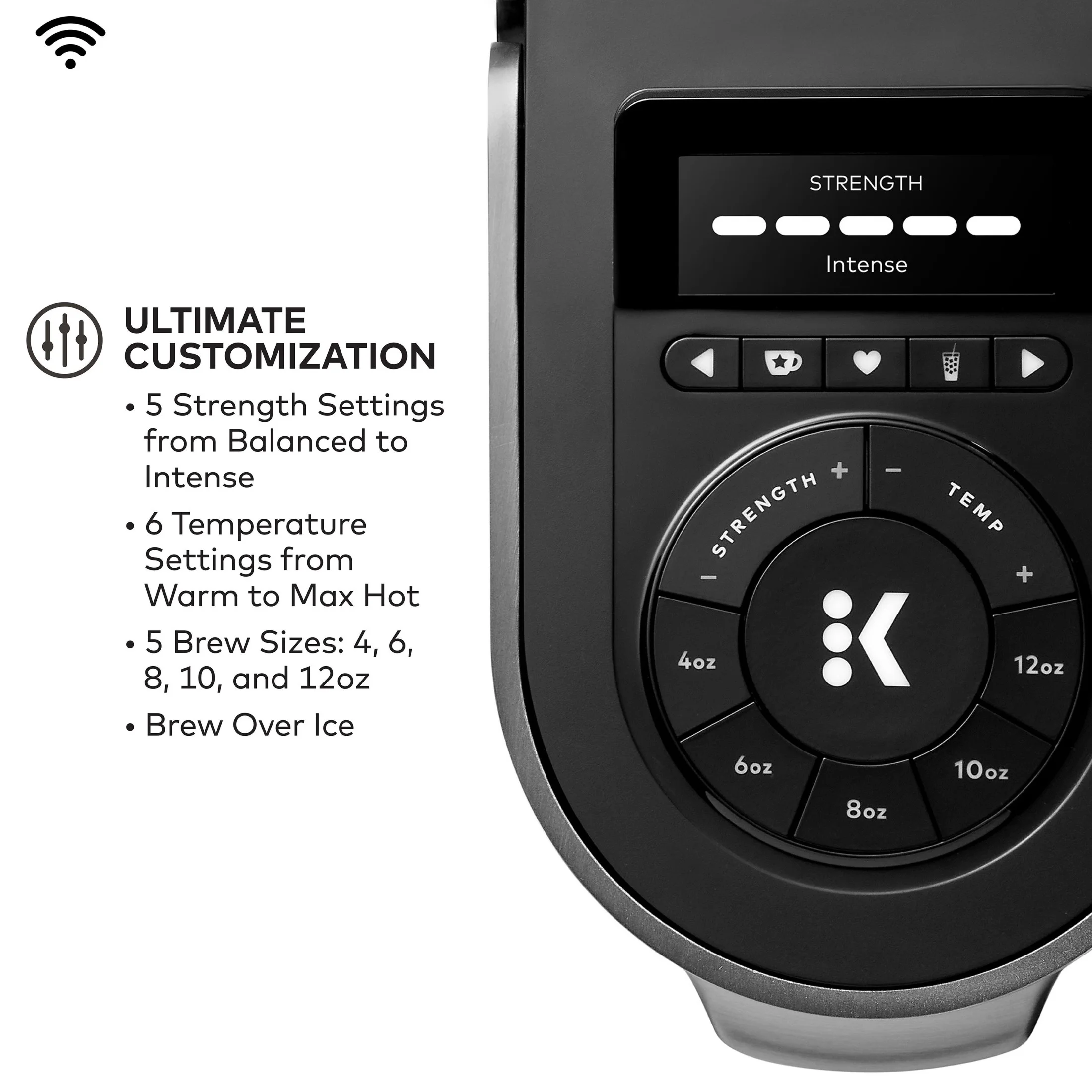Keurig K-Supreme Plus SMART Single Serve K-Cup Pod Coffee Maker, Black