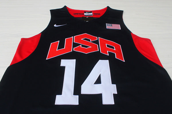 2012 American Dream Team No. 14 Davis Blue Embroidered Jersey