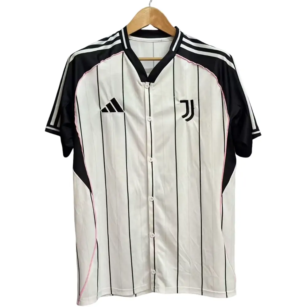 2025-26 Juventus Baseball White Jersey