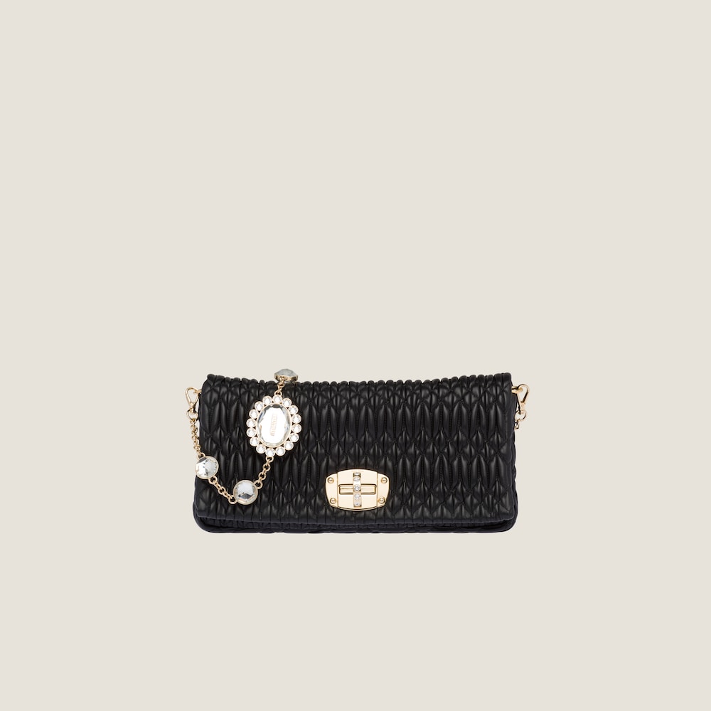 Iconic Crystal Cloqué Nappa leather bag
