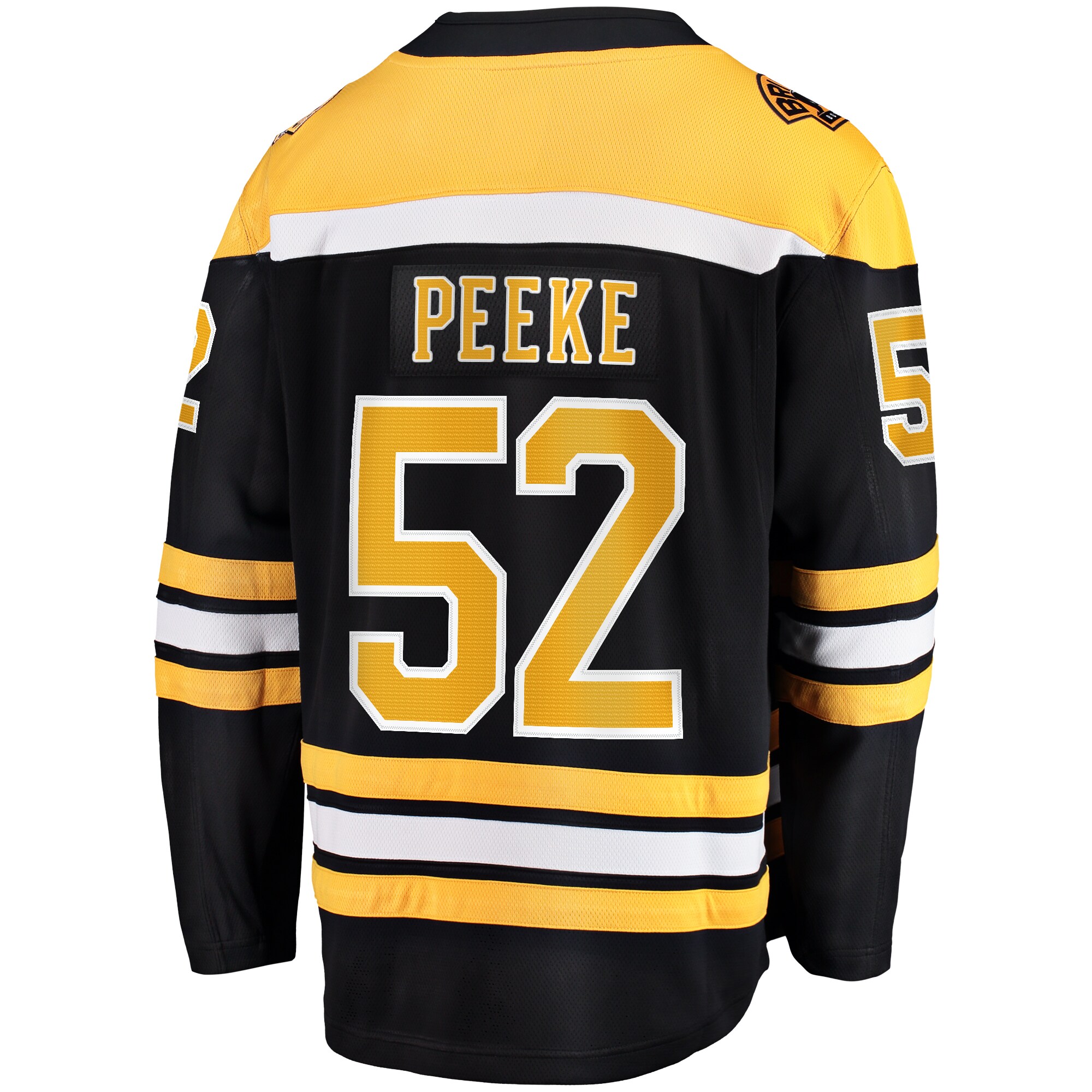 Andrew Peeke Boston Bruins Fanatics Home Premier Breakaway  Jersey – Black