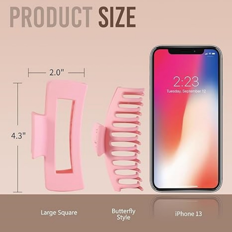 SWEETCLAWZ Hair Clips for Women 4.3 Inch Large