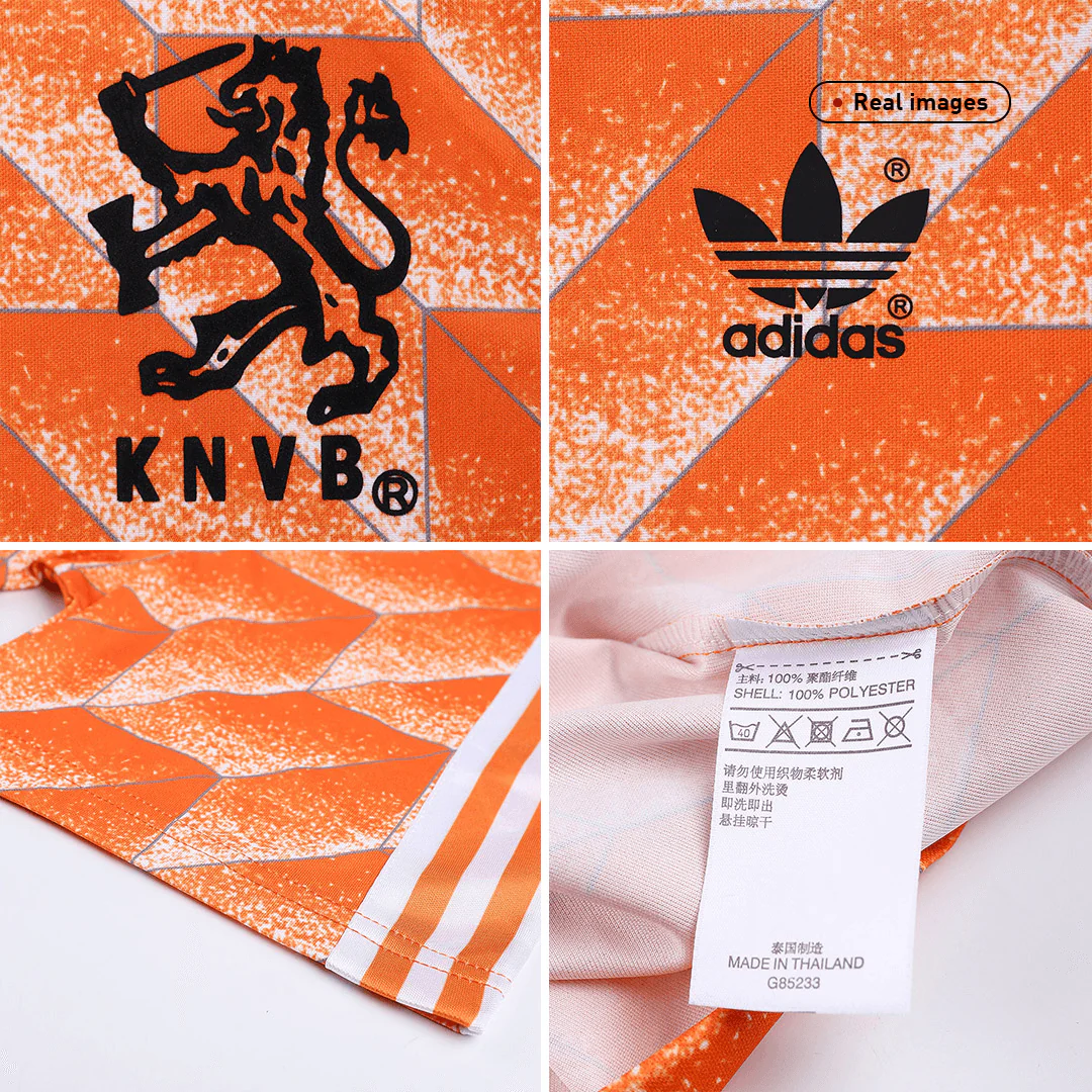 Netherlands 1988 Home Retro Football Jersey