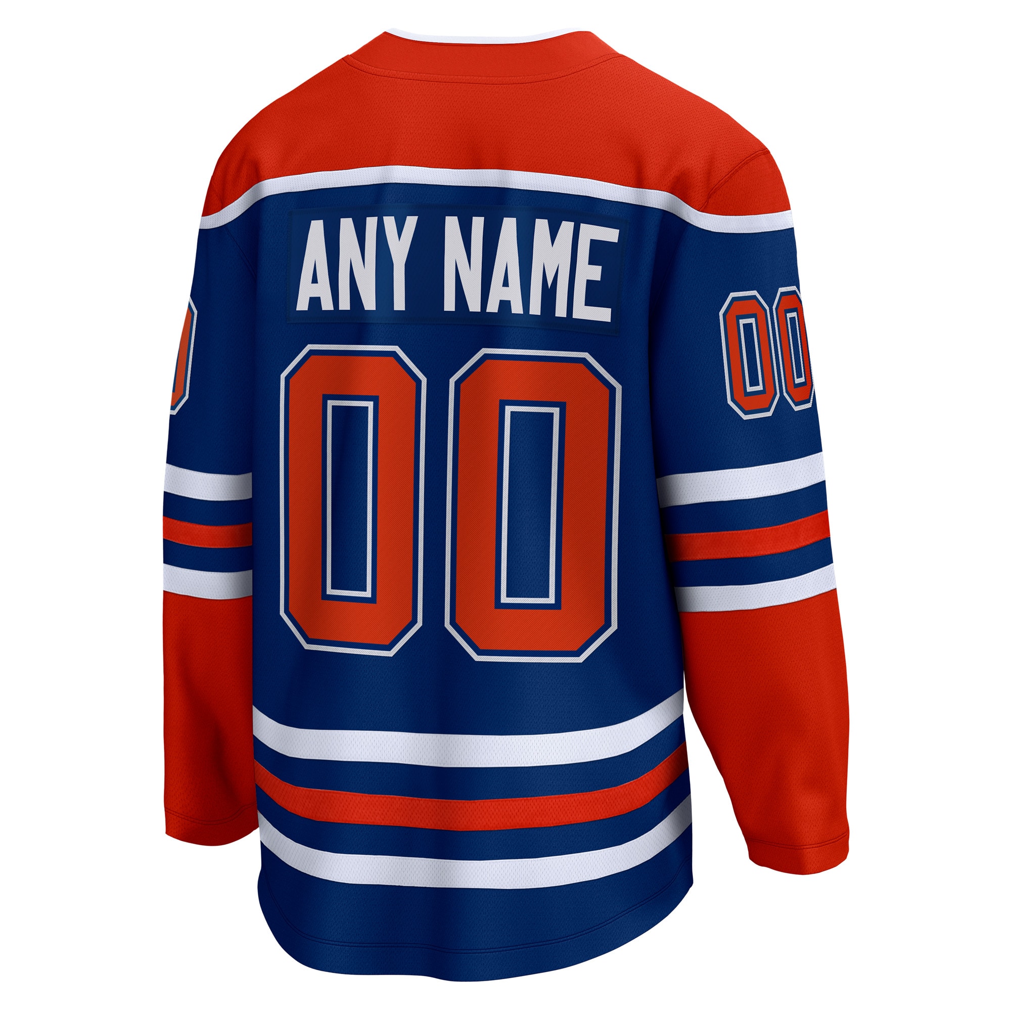 Edmonton Oilers Fanatics Home Breakaway Custom Jersey – Royal