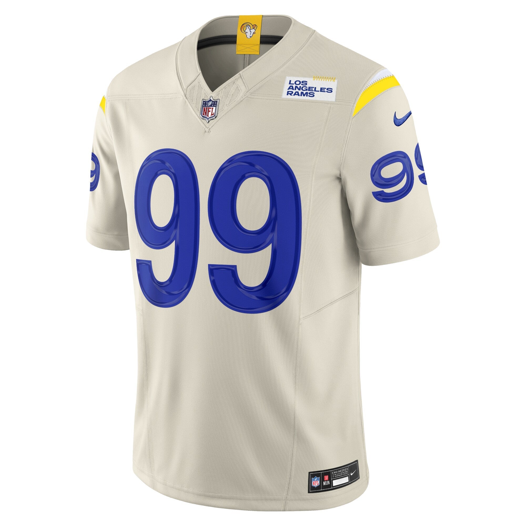 Aaron Donald Los Angeles Rams Nike Alternate Vapor F.U.S.E. Limited Jersey - Bone