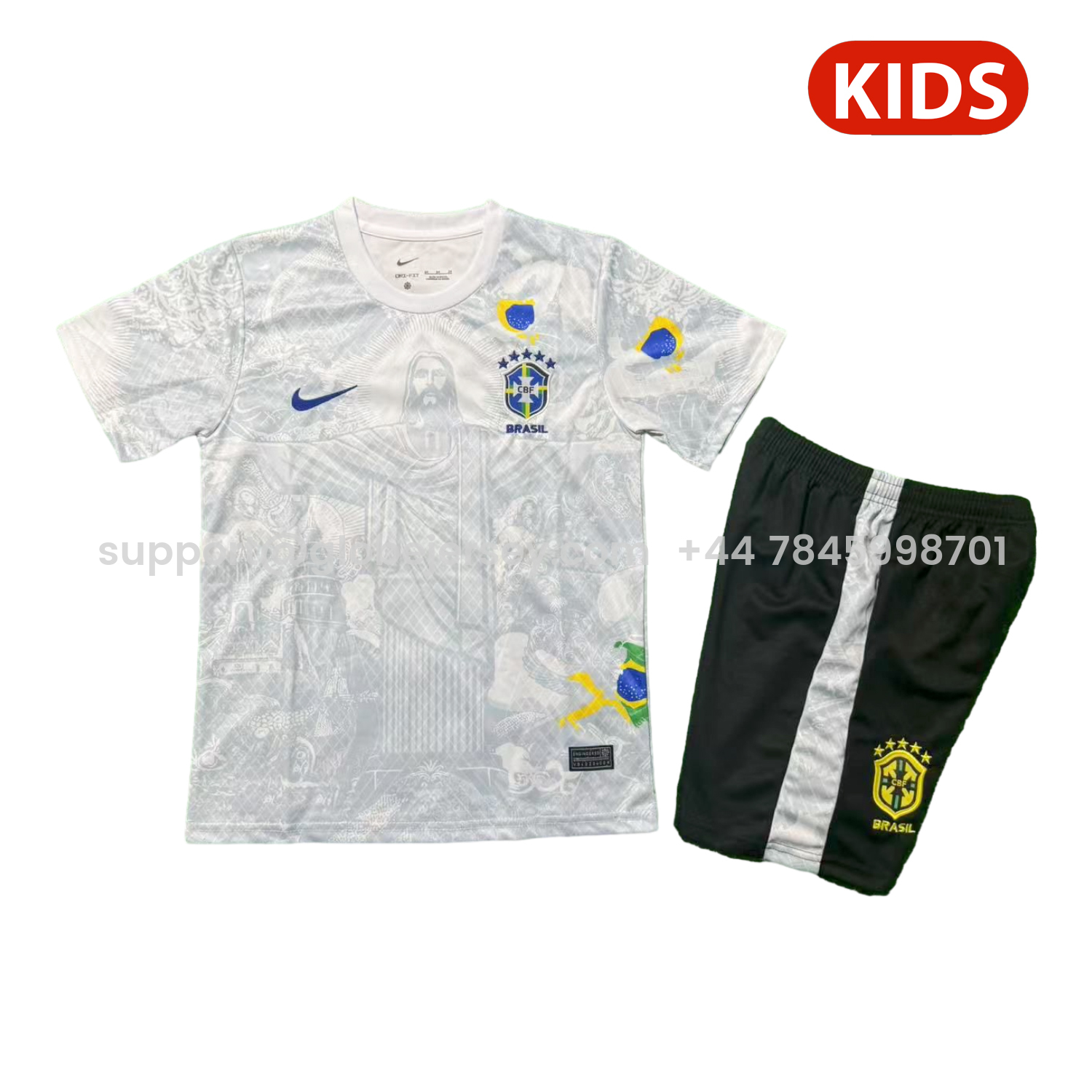 Brazil 25-26 Jesus White Special Kids Kit