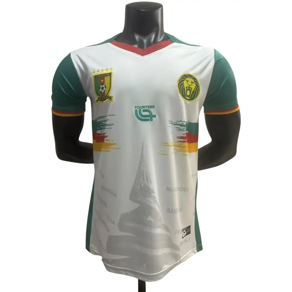 2025-26-Cameroon White-Shirt-Player Edition