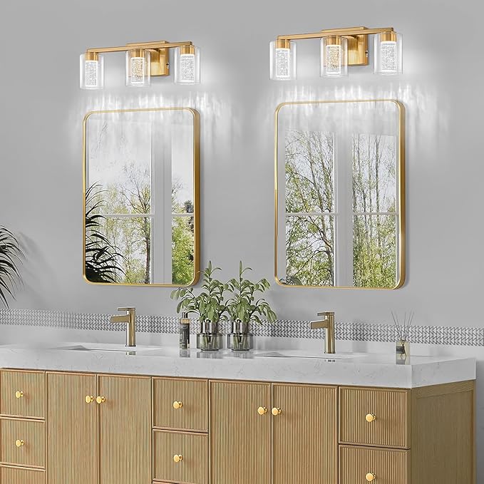 3-Light Gold Vanity