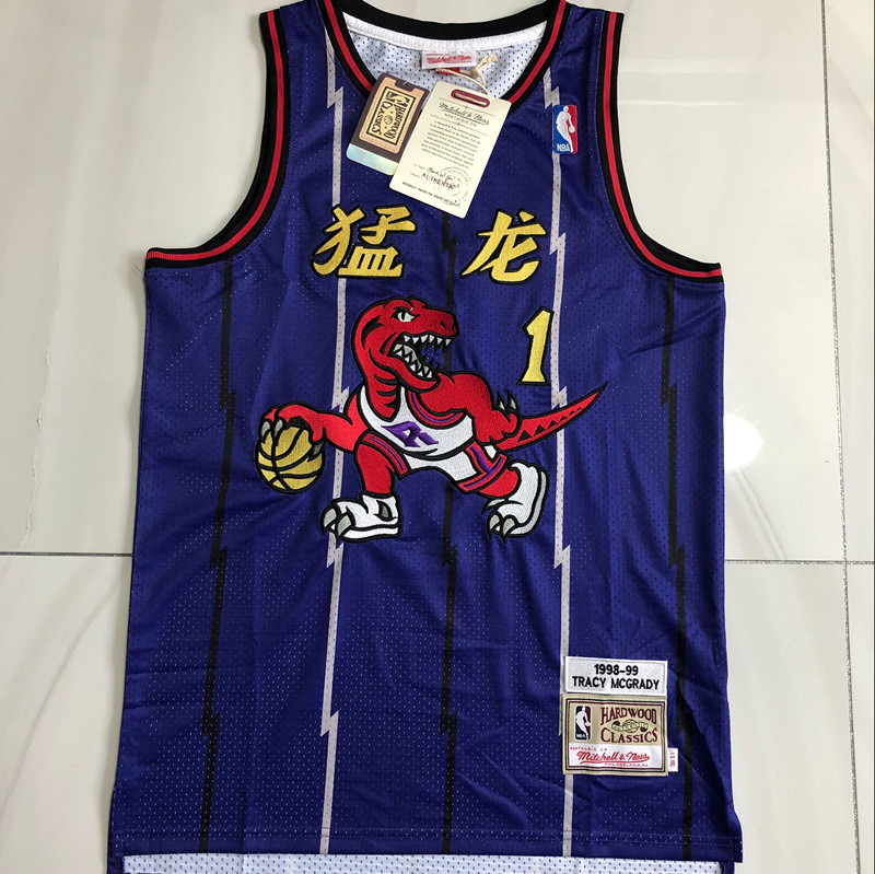 Tracy McGrady Toronto Raptors Purple 1 MN