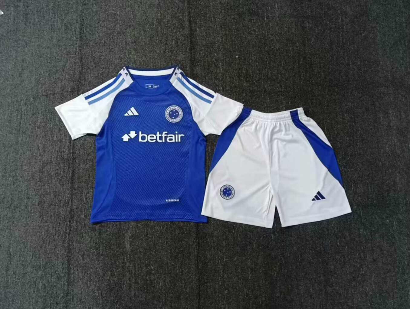 2024/2025 Kids Size Cruzeiro Home Football Shirt 1:1 Thai Quality