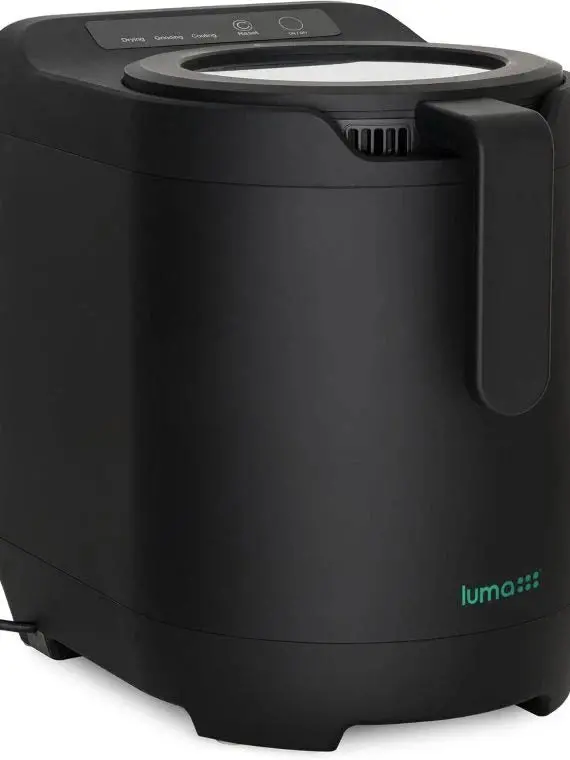 2.5L Electric Kitchen Composter – Odorless Countertop Food Waste Processor with Clear Lid