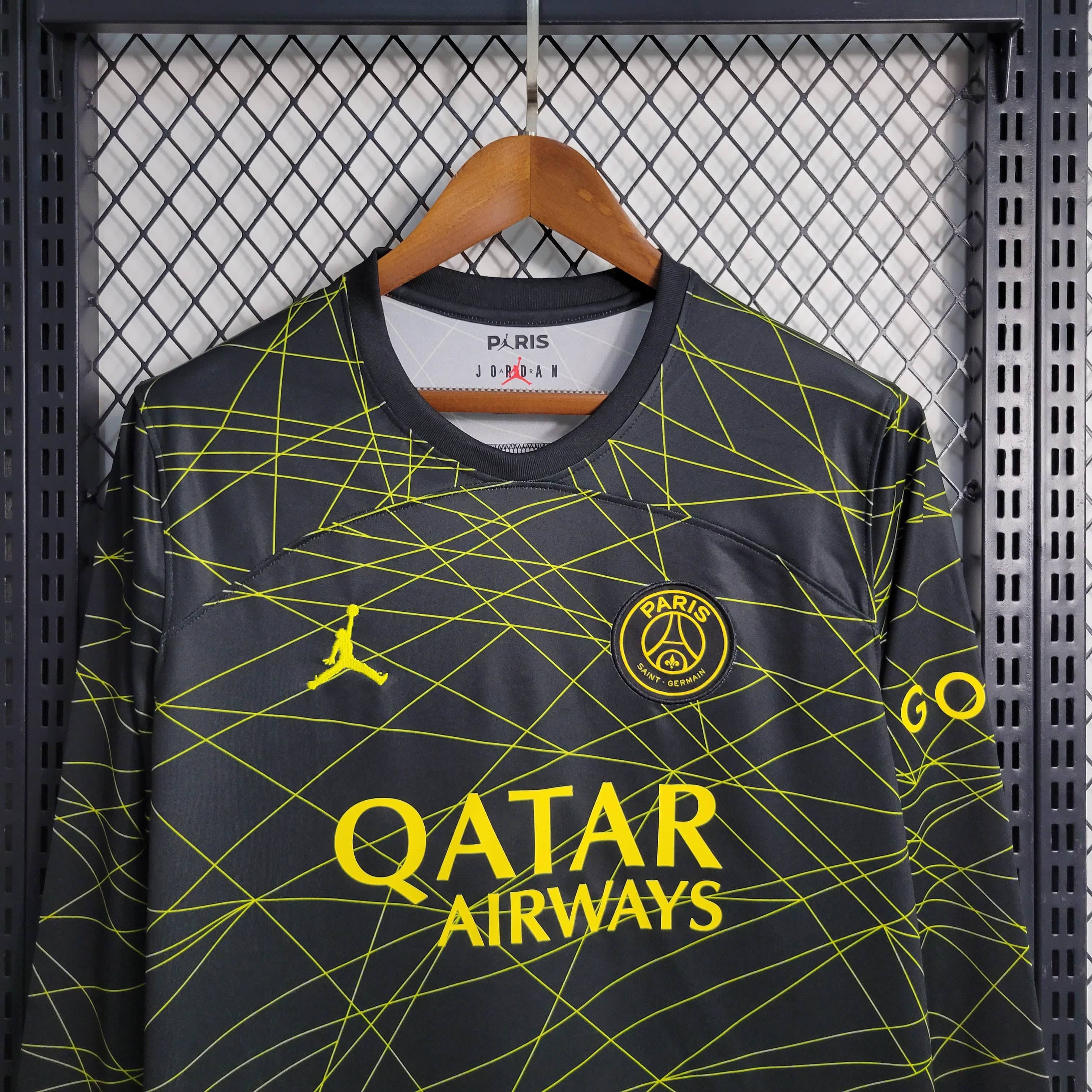 2022/2023 Long Sleeve Psg Paris Saint-Germain Fourth Away Football Shirt