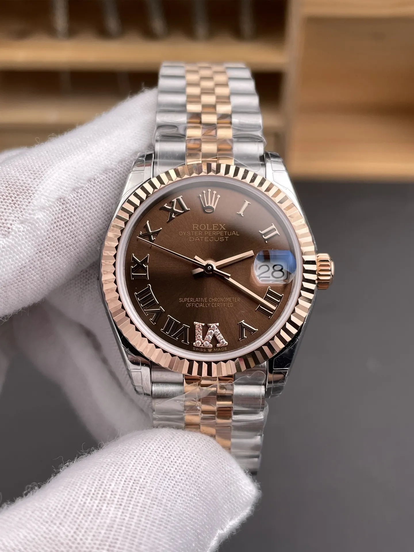 Rolex Datejust Rose Gold Ladies 31mm