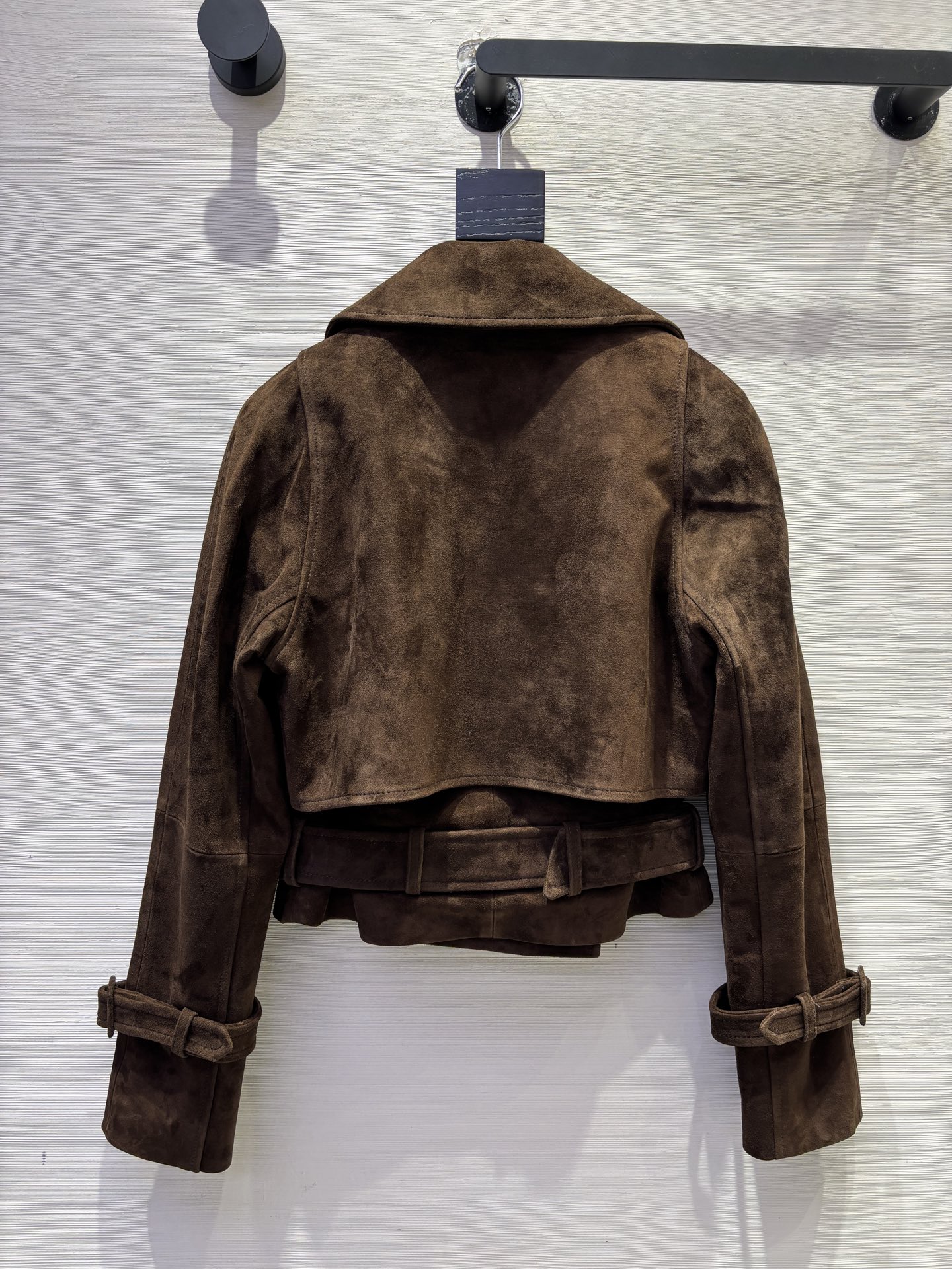 Maillard Suede Short Jacket