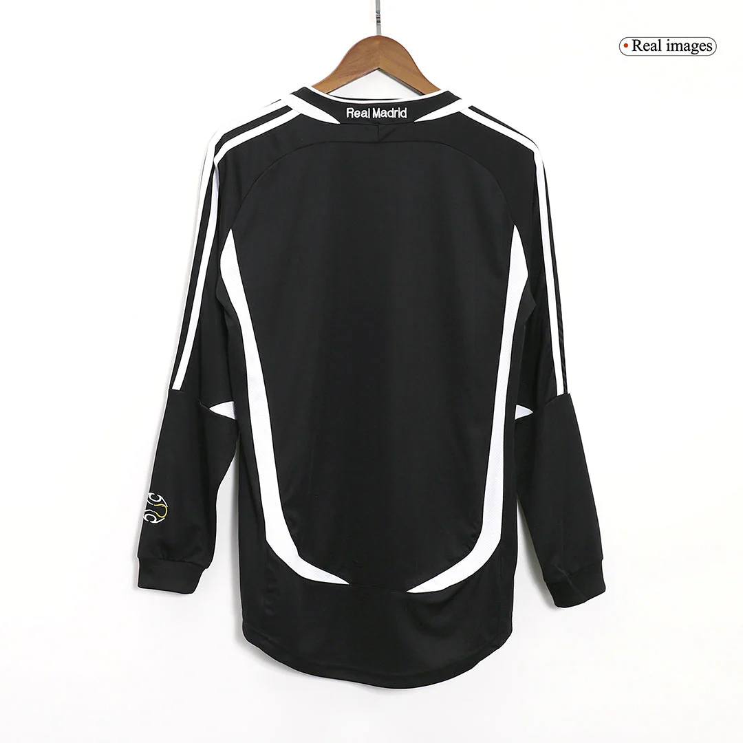 Real Madrid 2006/07 Away Long Sleeve Retro Football Jersey