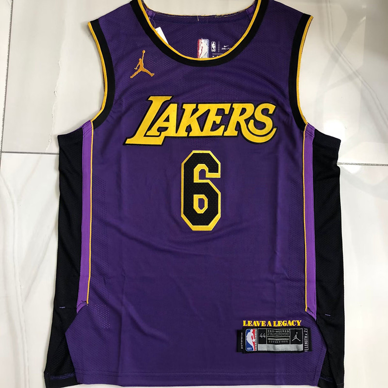 LeBron James Los Angeles Lakers Purple 6 MN