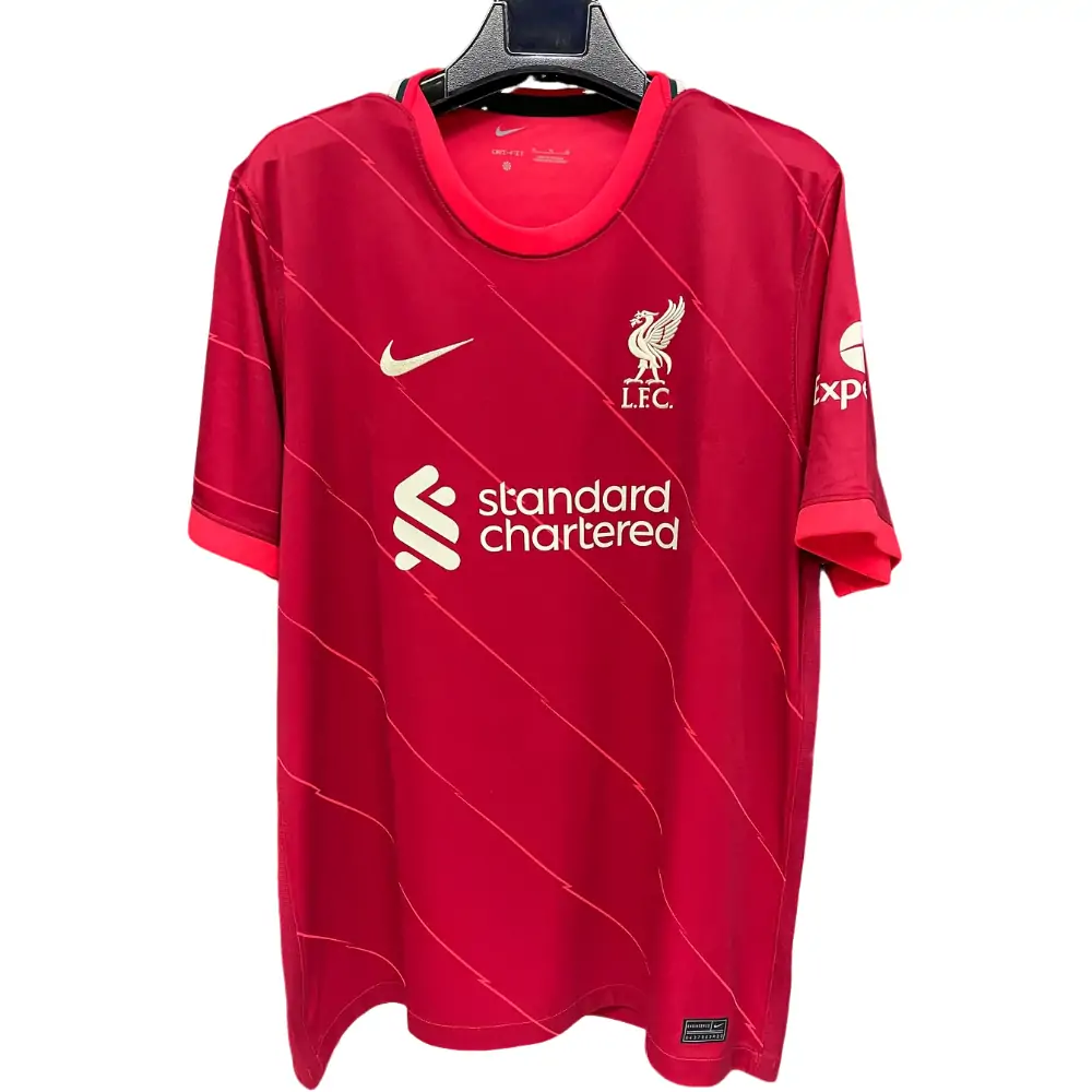 2021/22 Liverpool home jersey.-Fans