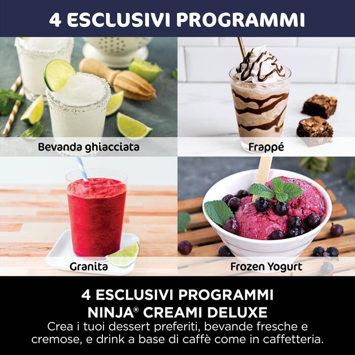 NINJA - Gelatiera CREAMI DELUXE NC502EU-Grigio