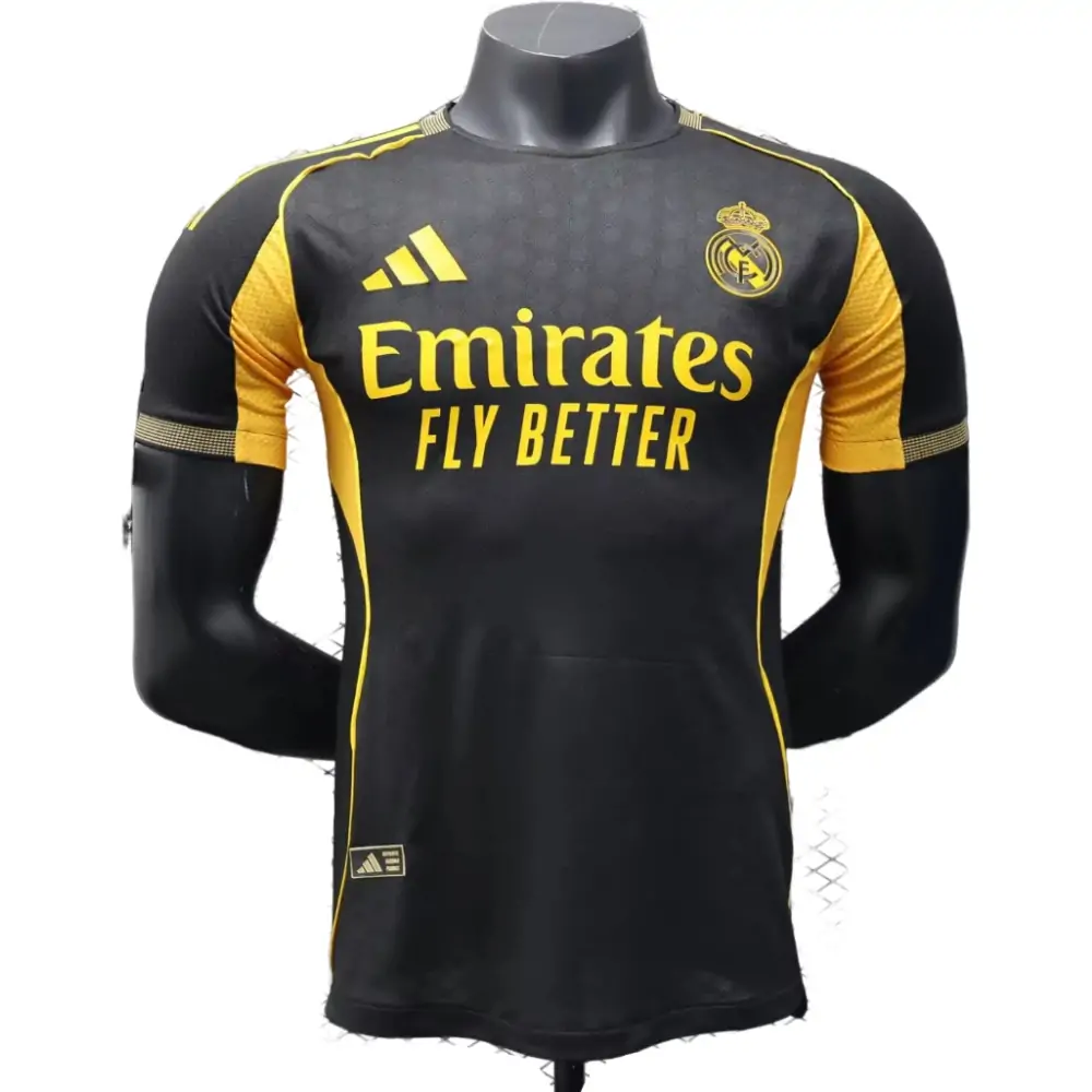 2025-26-Real Madrid Special Edition Black and Gold-Jersey-Player Edition