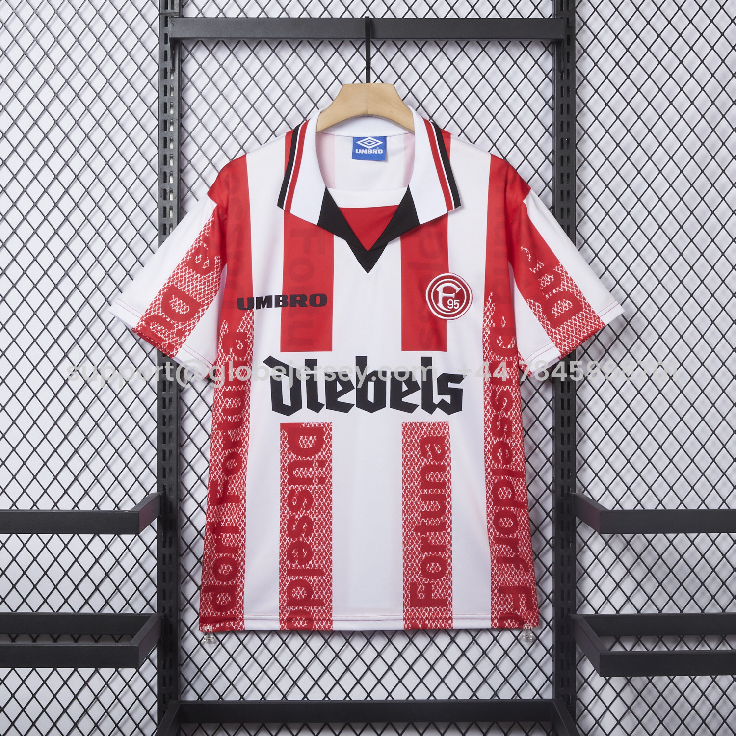 Retro Fortuna Düsseldorf 1996-98 Home Jersey